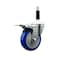 Service Caster 4'' SS Blue Poly Swivel 7/8'' Expanding Stem Caster Total Lock Brake SCC-SSEXTTL20S414-PPUB-BLUE-78 - alternate 1